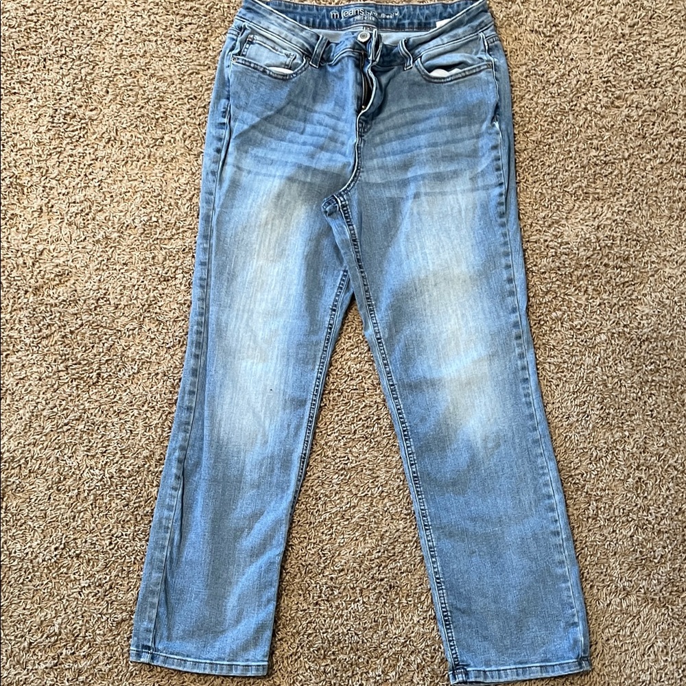 Maurices Light Blue Straight Leg Jeans